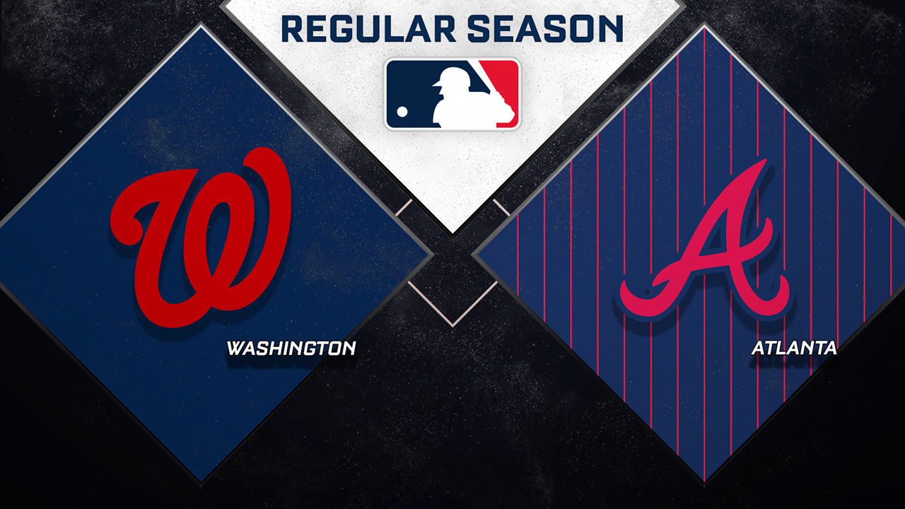 Washington Nationals vs Atlanta Braves poster