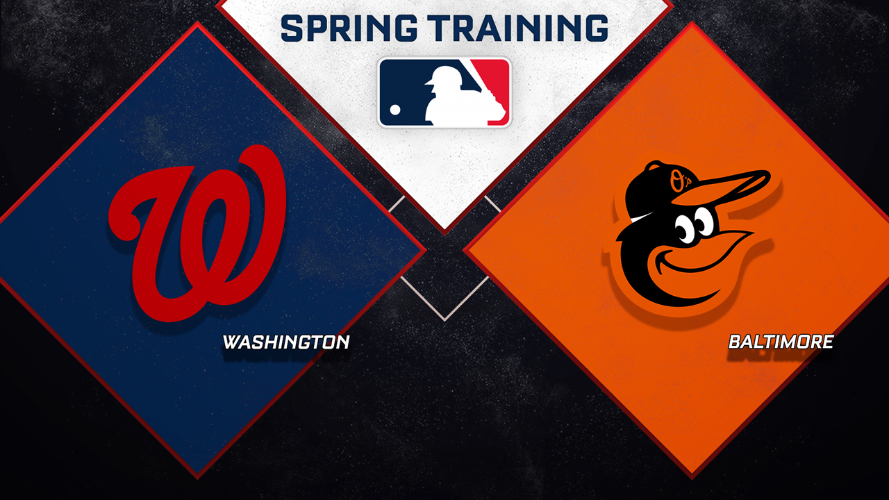 Washington Nationals vs Baltimore Orioles poster