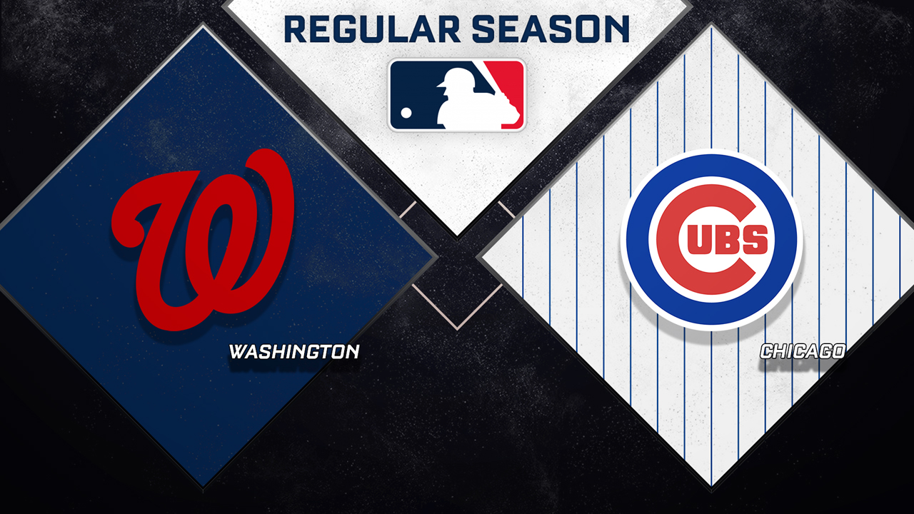 Washington Nationals vs Chicago Cubs poster