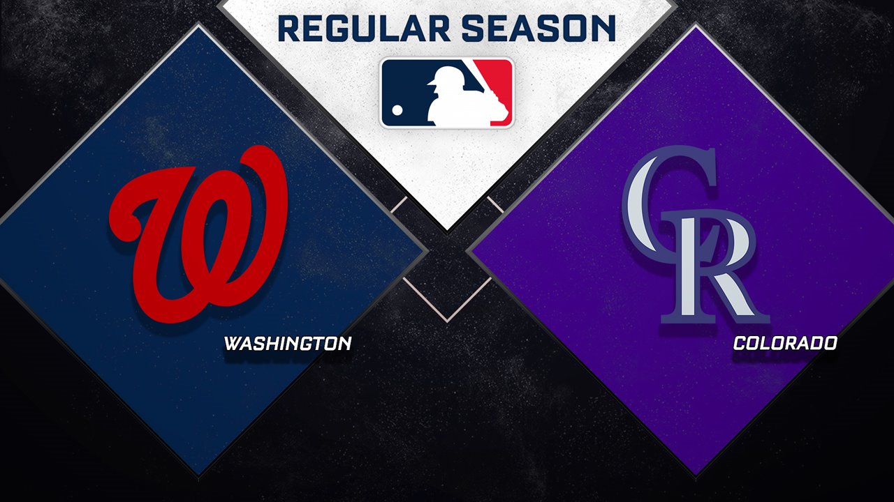 Washington Nationals vs Colorado Rockies poster