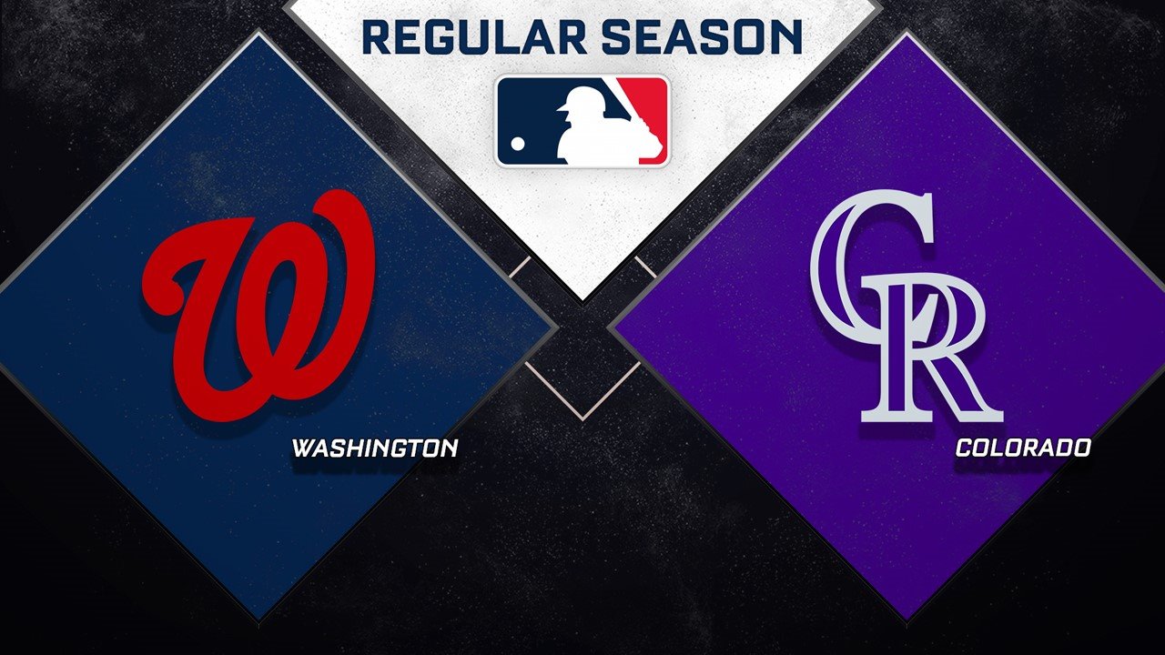Washington Nationals vs Colorado Rockies poster