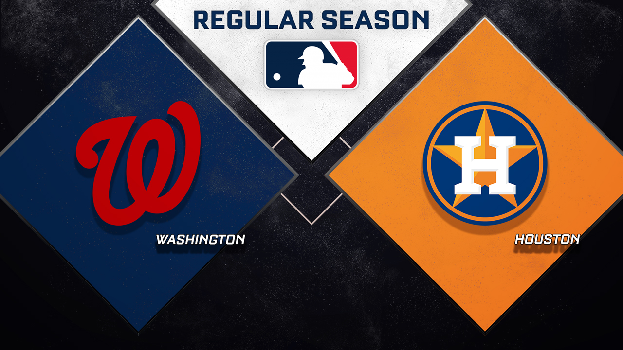 Washington Nationals vs Houston Astros poster