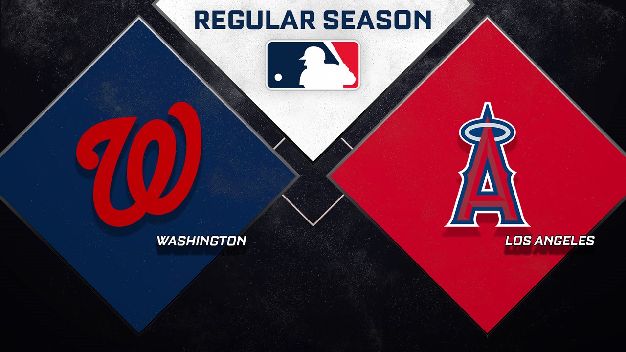Washington Nationals vs Los Angeles Angels poster