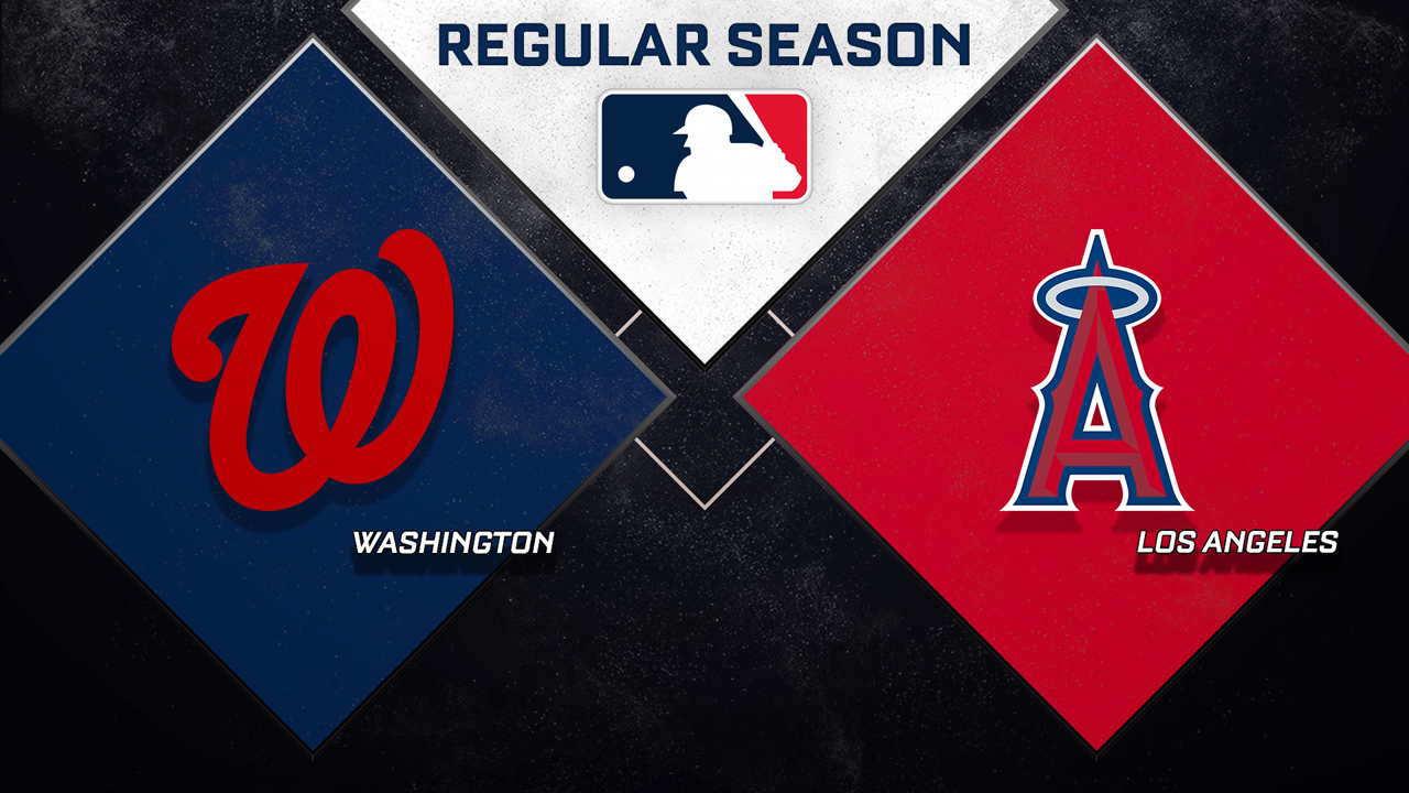 Washington Nationals vs Los Angeles Angels poster