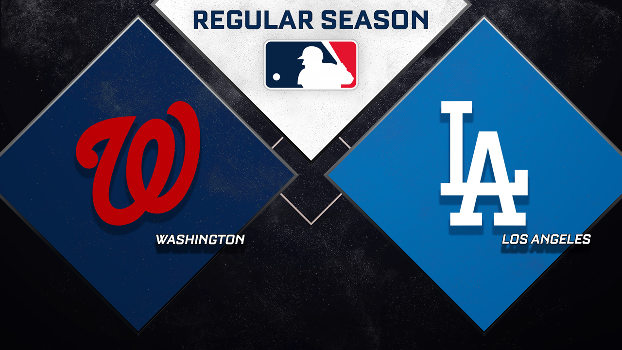 Washington Nationals vs Los Angeles Dodgers poster
