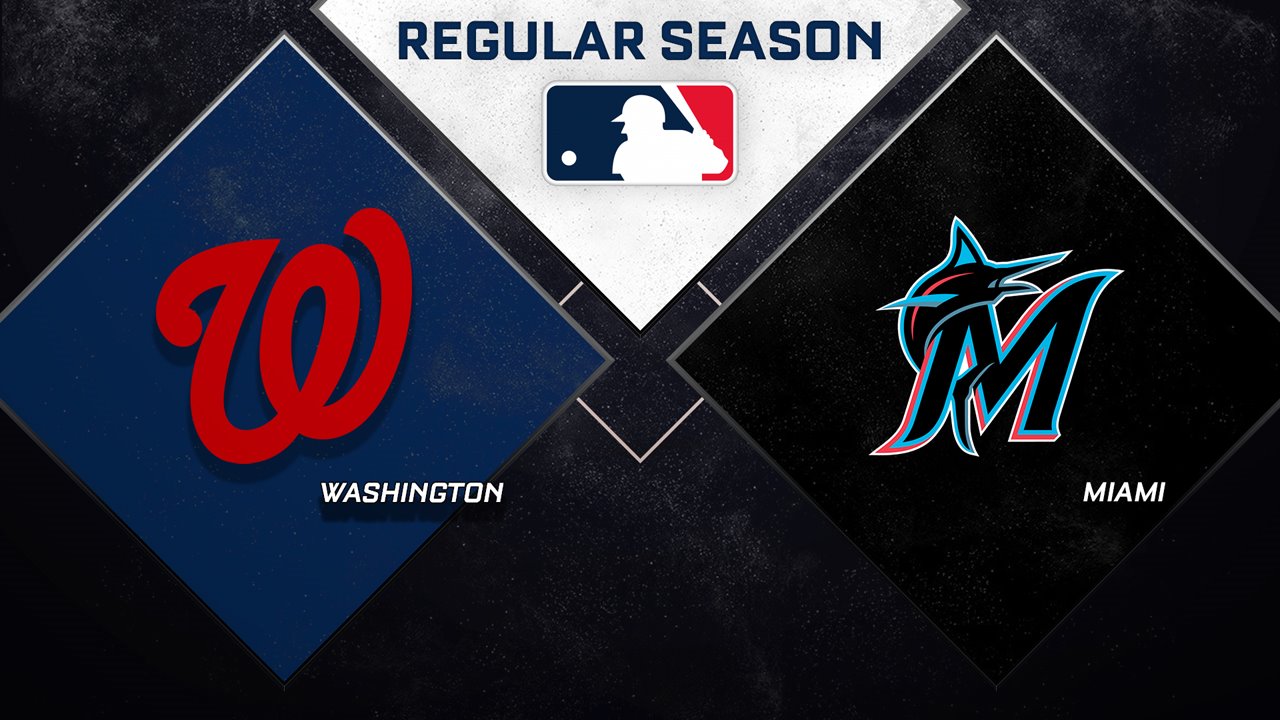Washington Nationals vs Miami Marlins poster