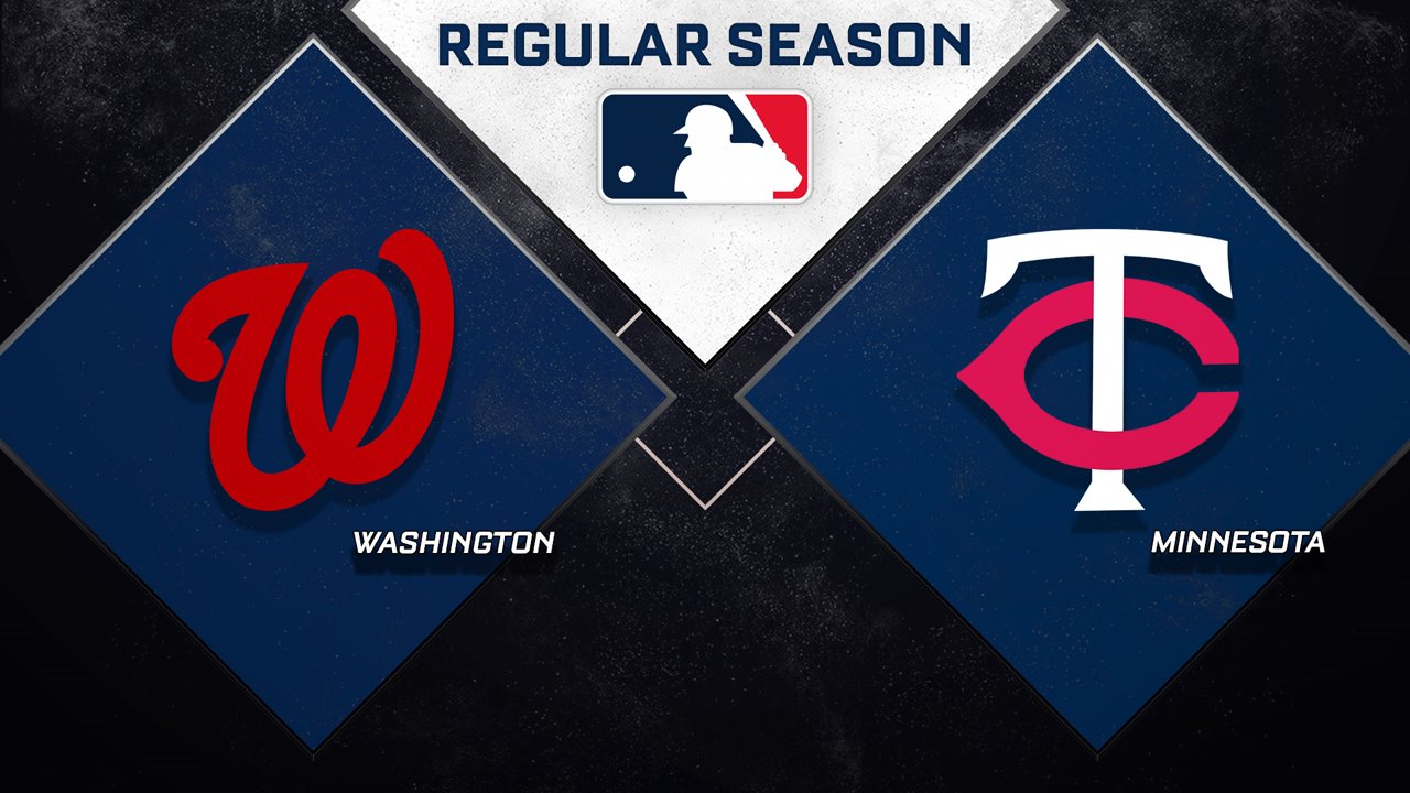Washington Nationals vs Minnesota Twins poster