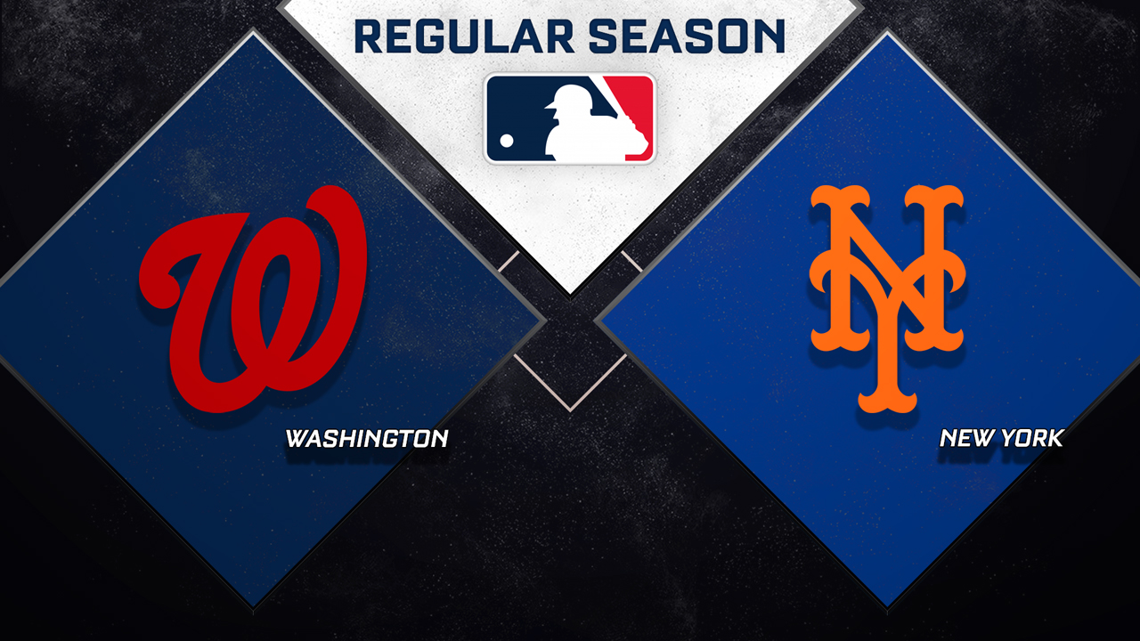 Washington Nationals vs New York Mets poster