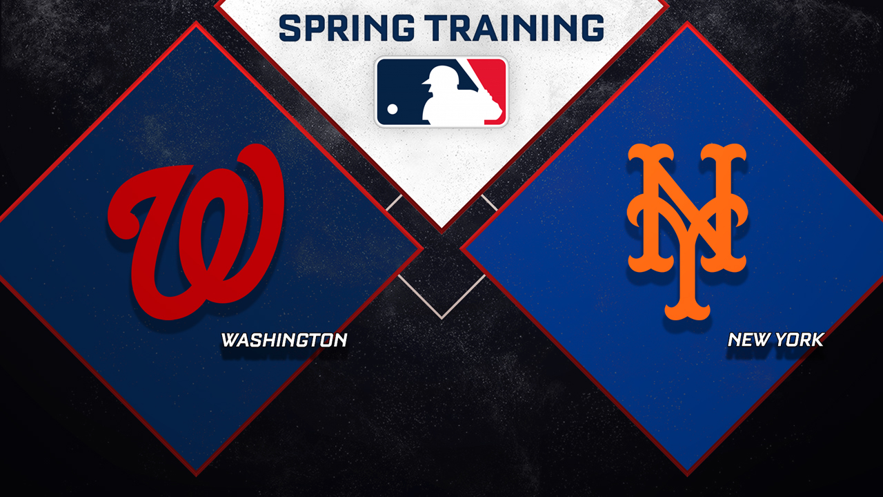 Washington Nationals vs New York Mets poster