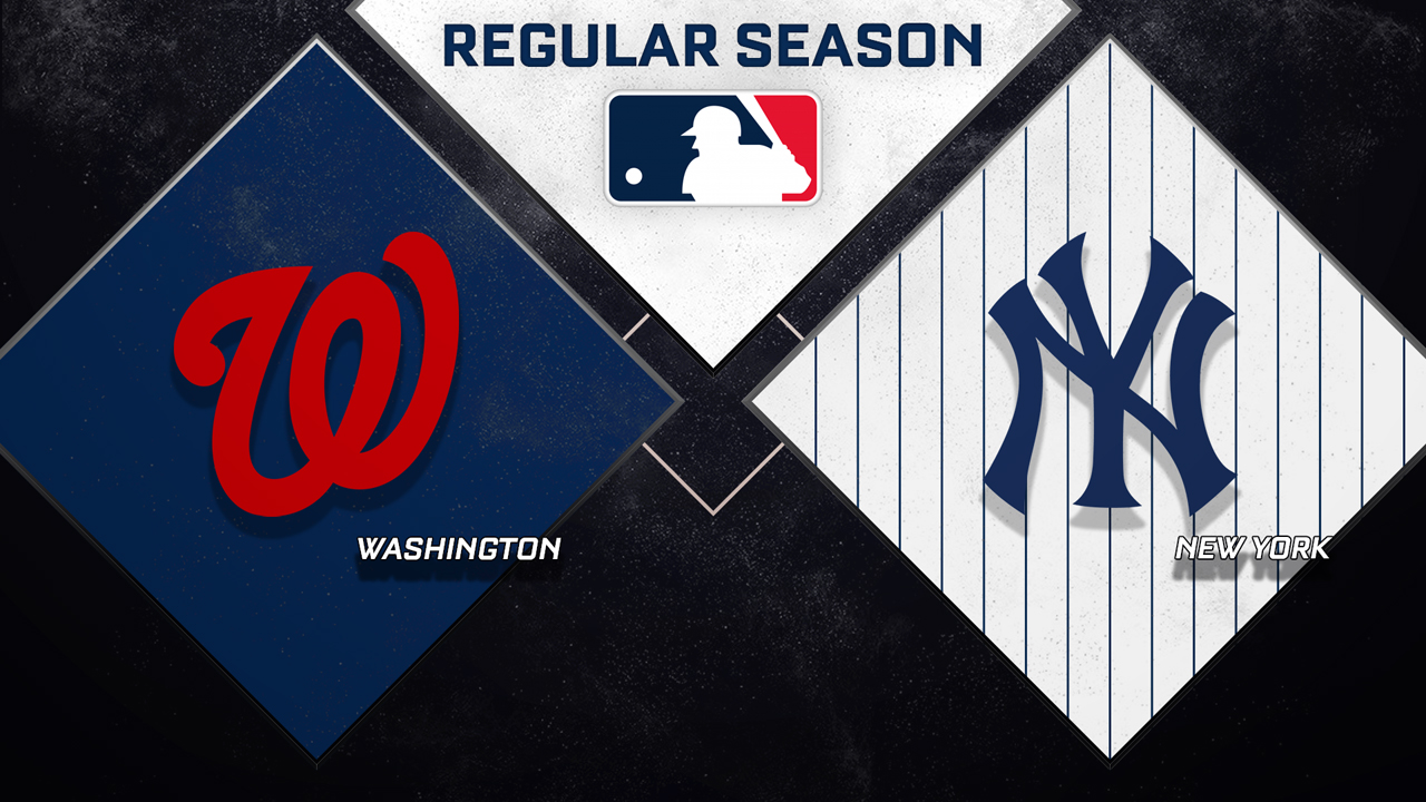 Washington Nationals vs New York Yankees poster