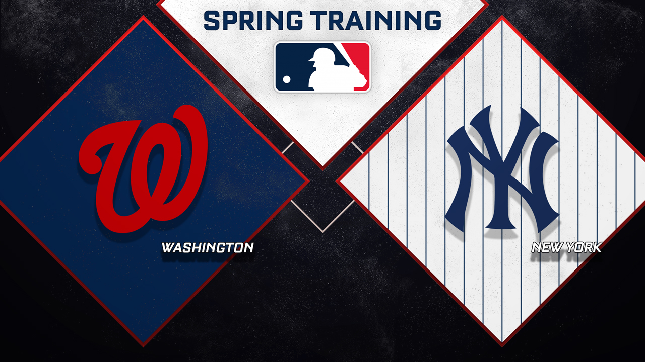 Washington Nationals vs New York Yankees poster