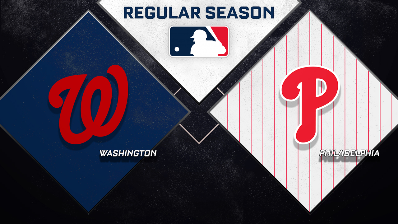 Washington Nationals vs Philadelphia Phillies poster