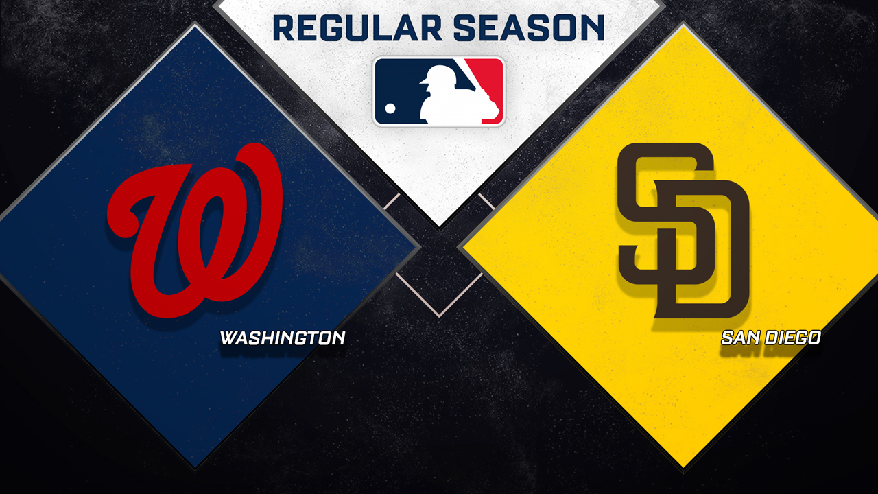 Washington Nationals vs San Diego Padres poster