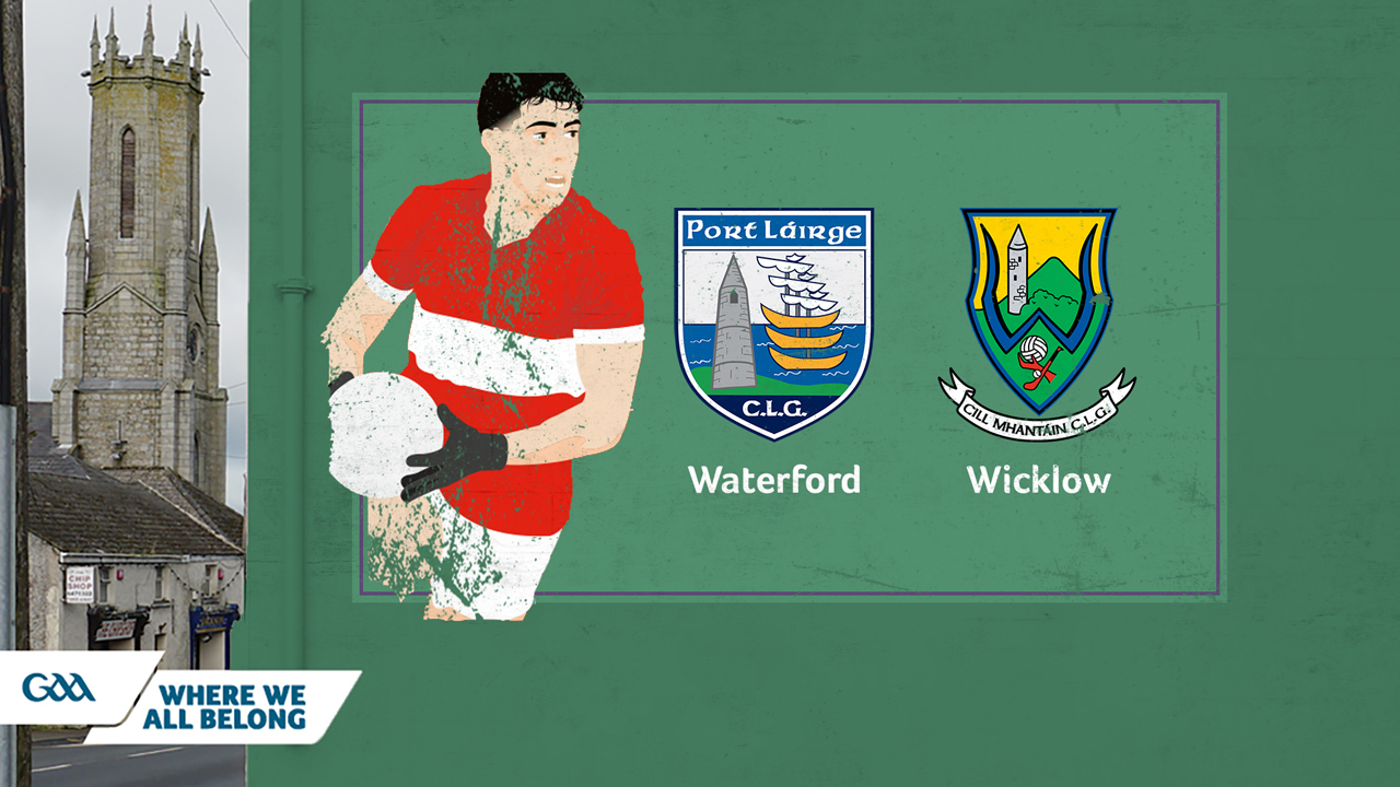 Waterford GAA Football vs Wicklow GAA Football poster
