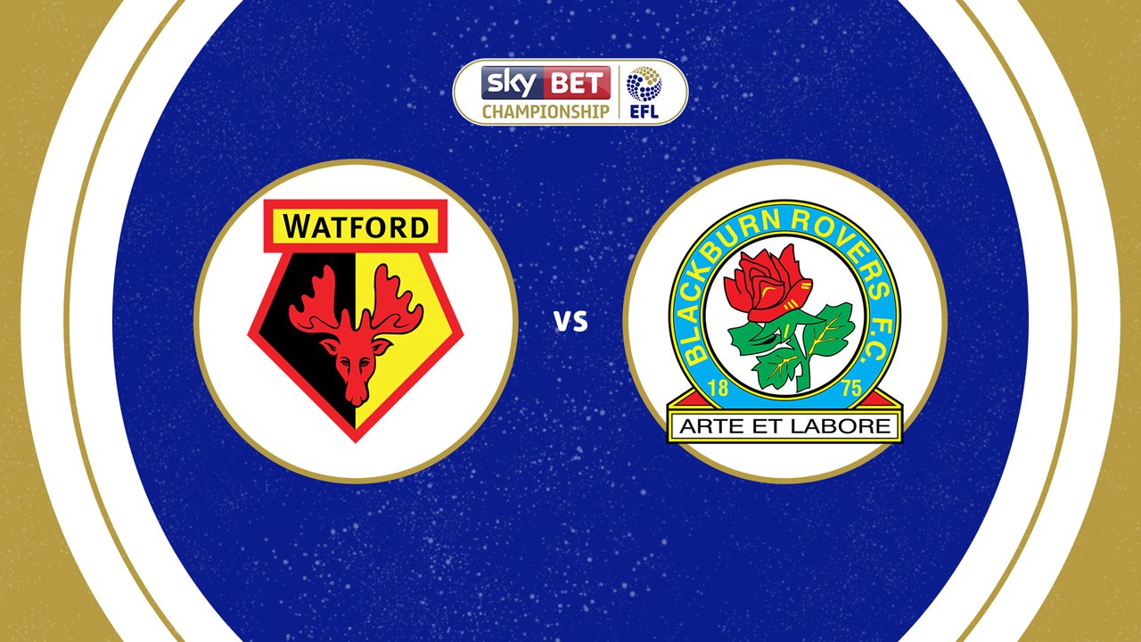 Watford vs Blackburn Rovers poster
