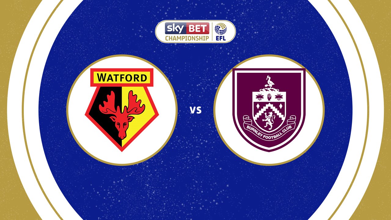 Watford vs Burnley poster