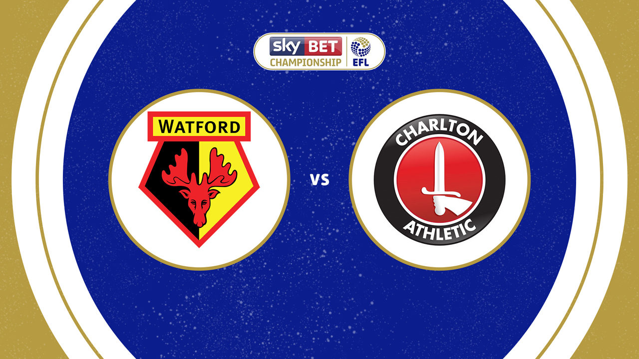 Watford vs Charlton Athletic poster