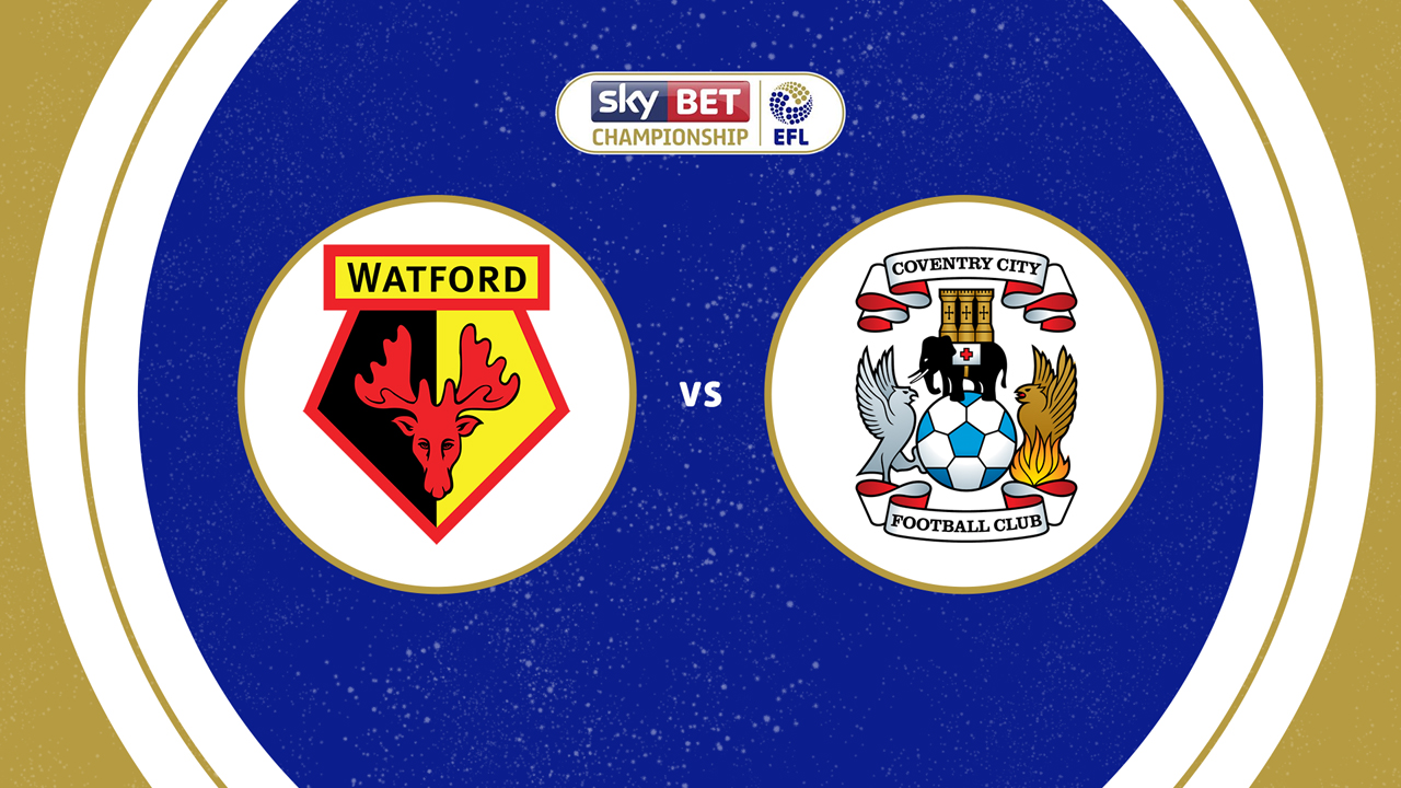 Watford vs Coventry City poster