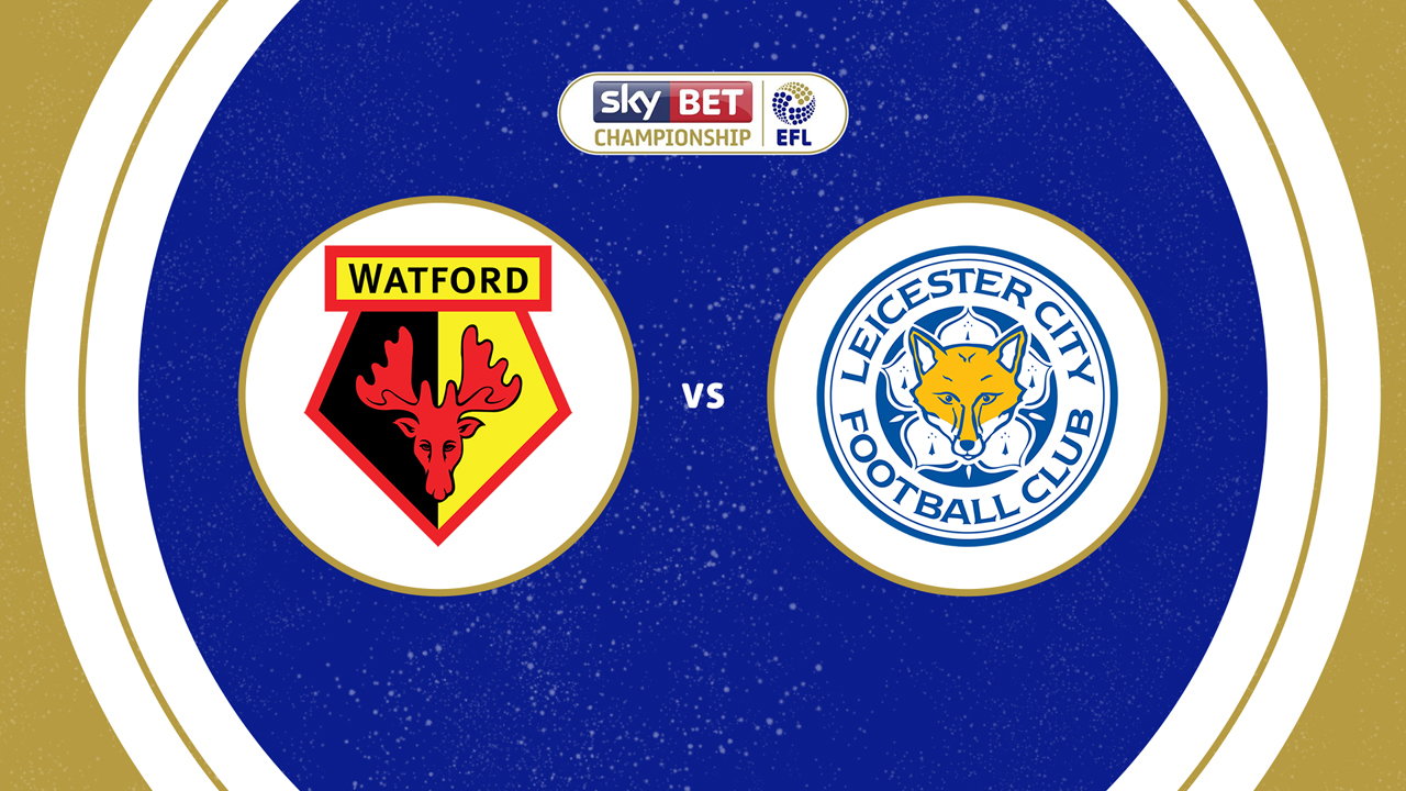 Watford vs Leicester City poster