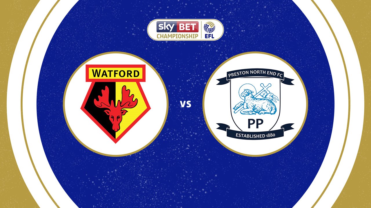 Watford vs Preston North End poster