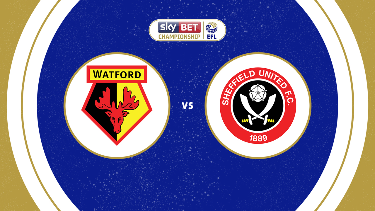 Watford vs Sheffield United poster