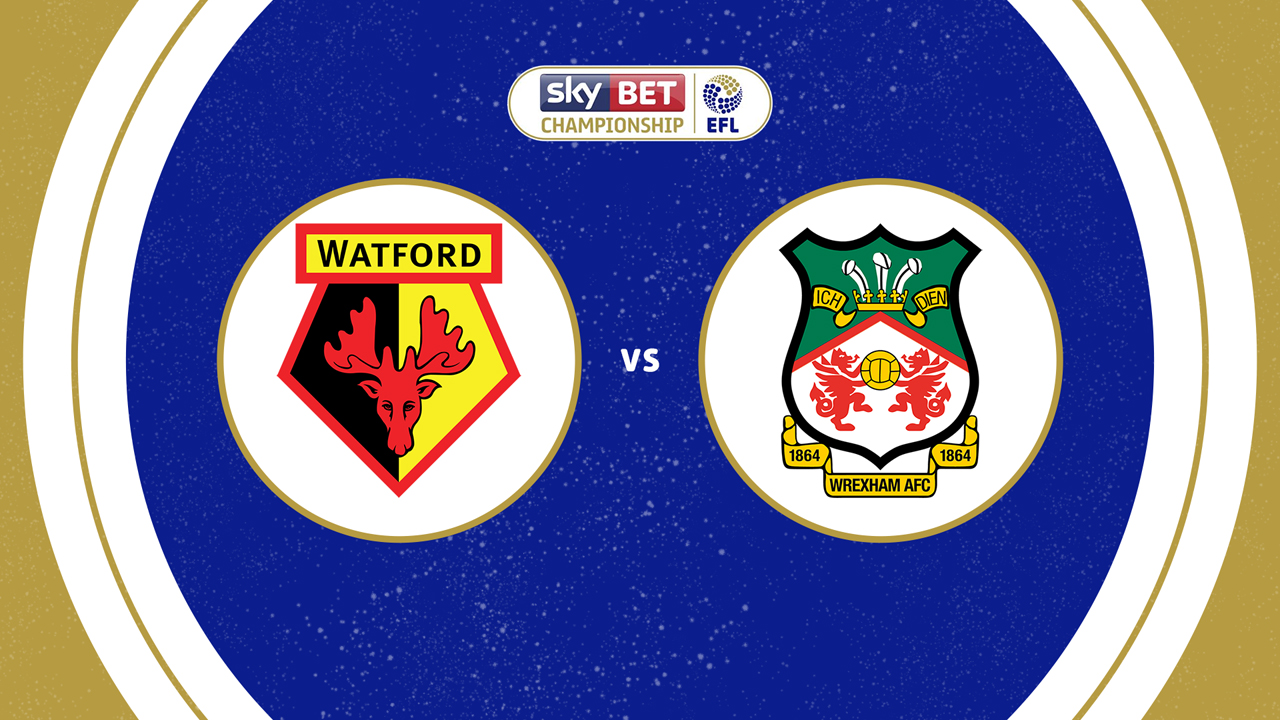 Watford vs Wrexham poster