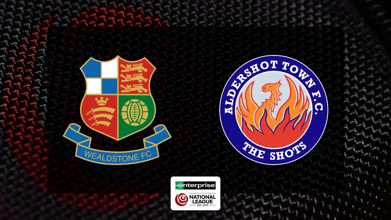 Wealdstone vs Aldershot Town poster