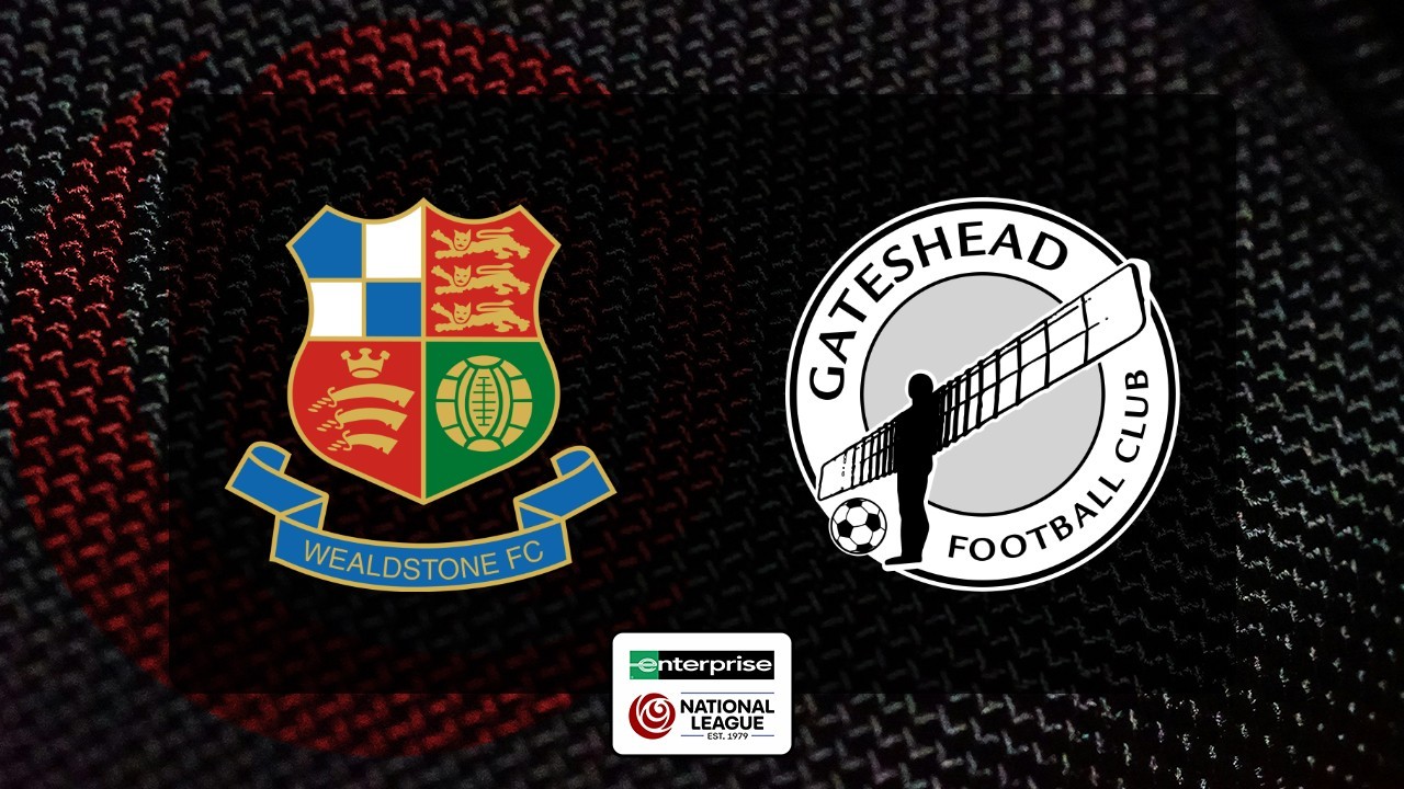 Wealdstone vs Gateshead poster