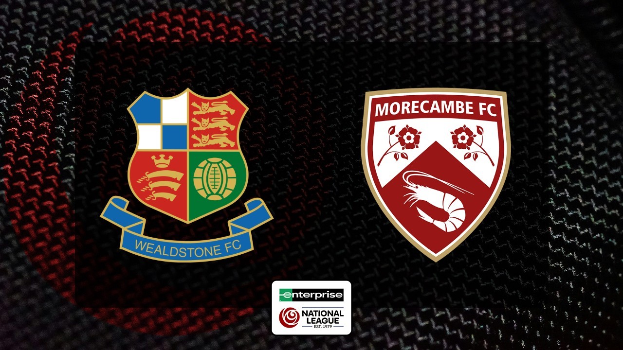 Wealdstone vs Morecambe poster