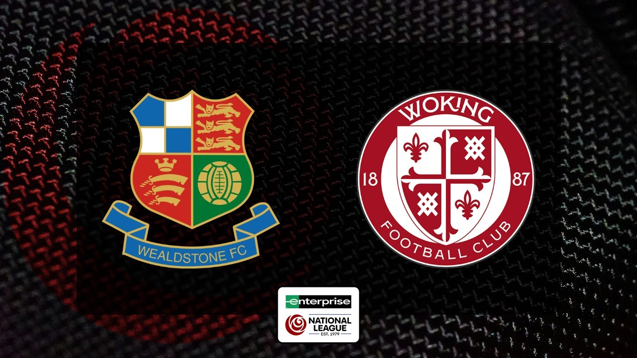 Wealdstone vs Woking poster