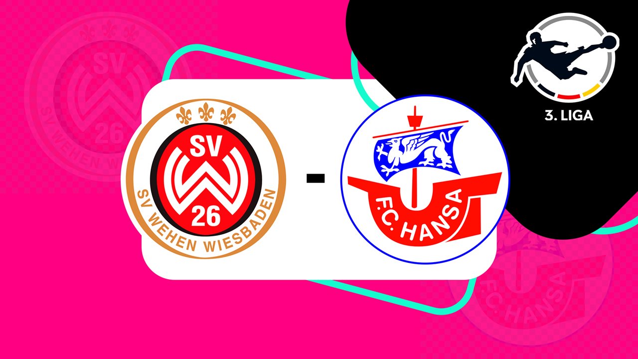 Wehen Wiesbaden vs Hansa Rostock poster