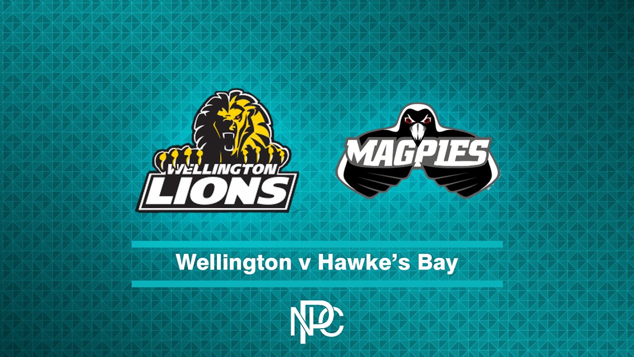 Wellington vs Hawkes Bay poster