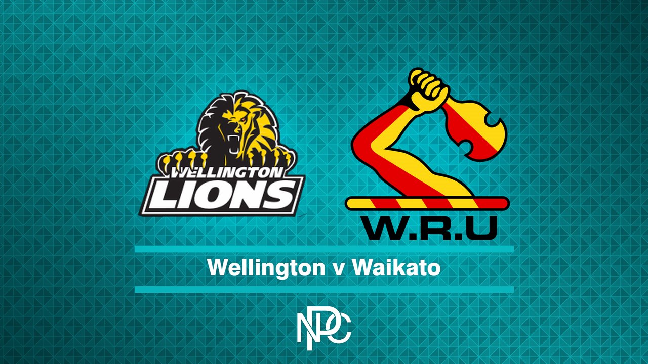 Wellington vs Waikato poster