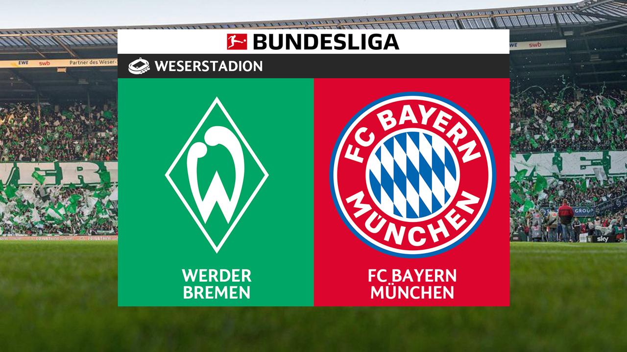 Werder Bremen vs Bayern Munich poster