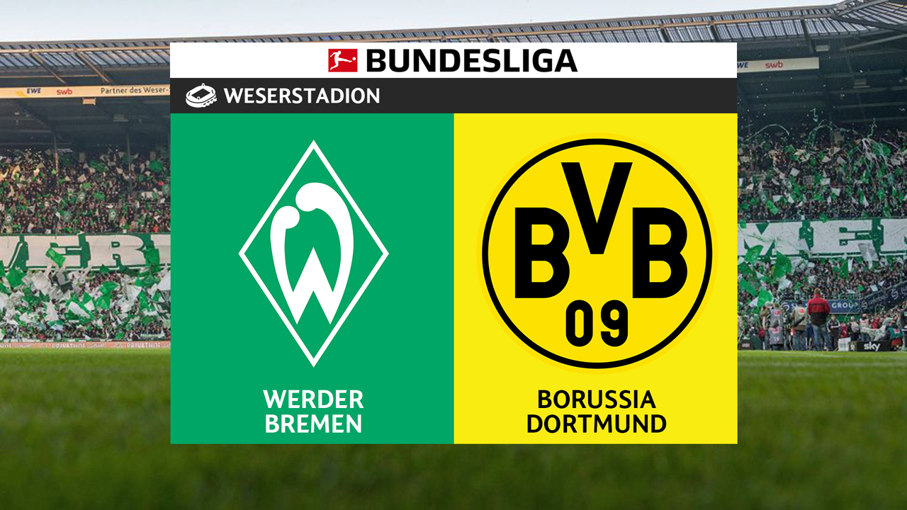 Werder Bremen vs Borussia Dortmund poster