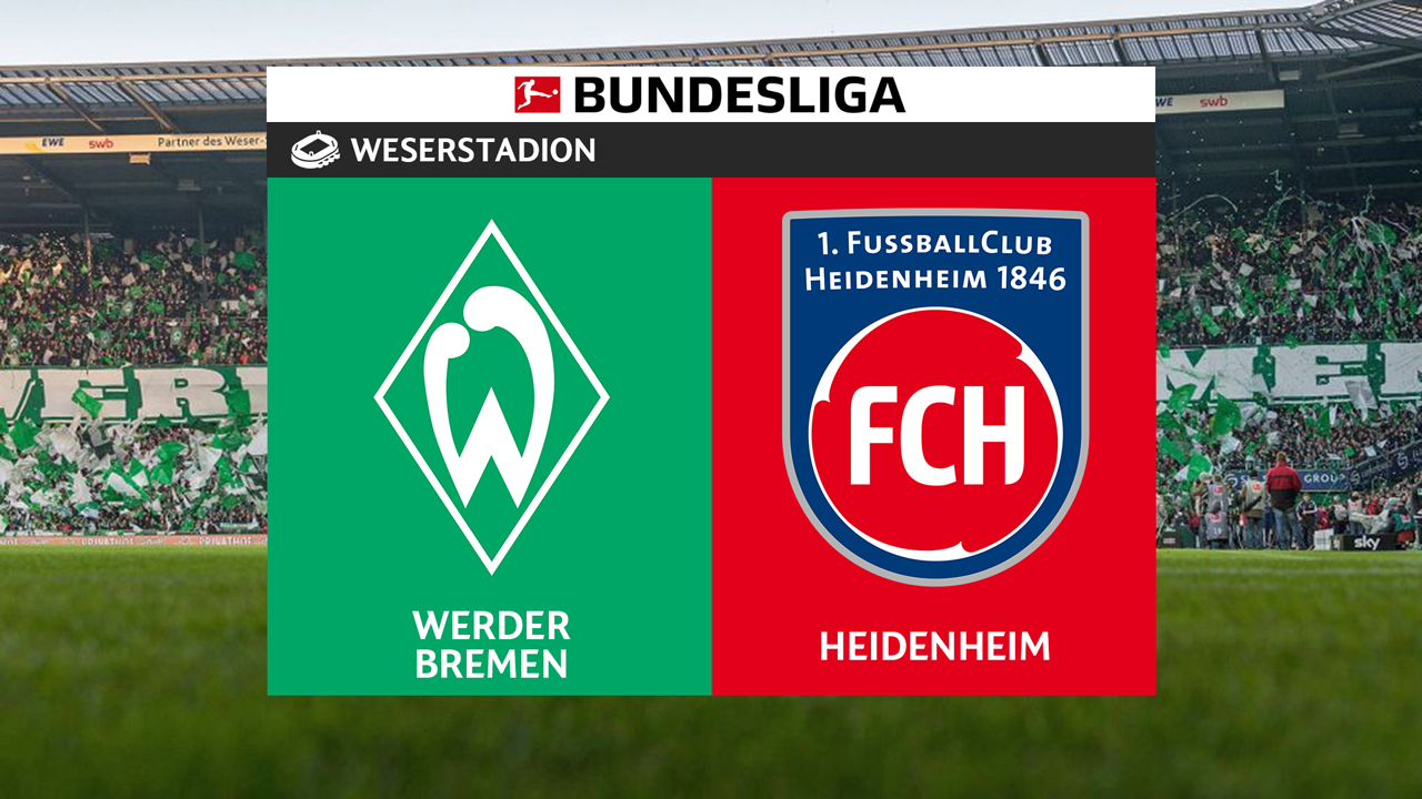 Werder Bremen vs FC Heidenheim poster