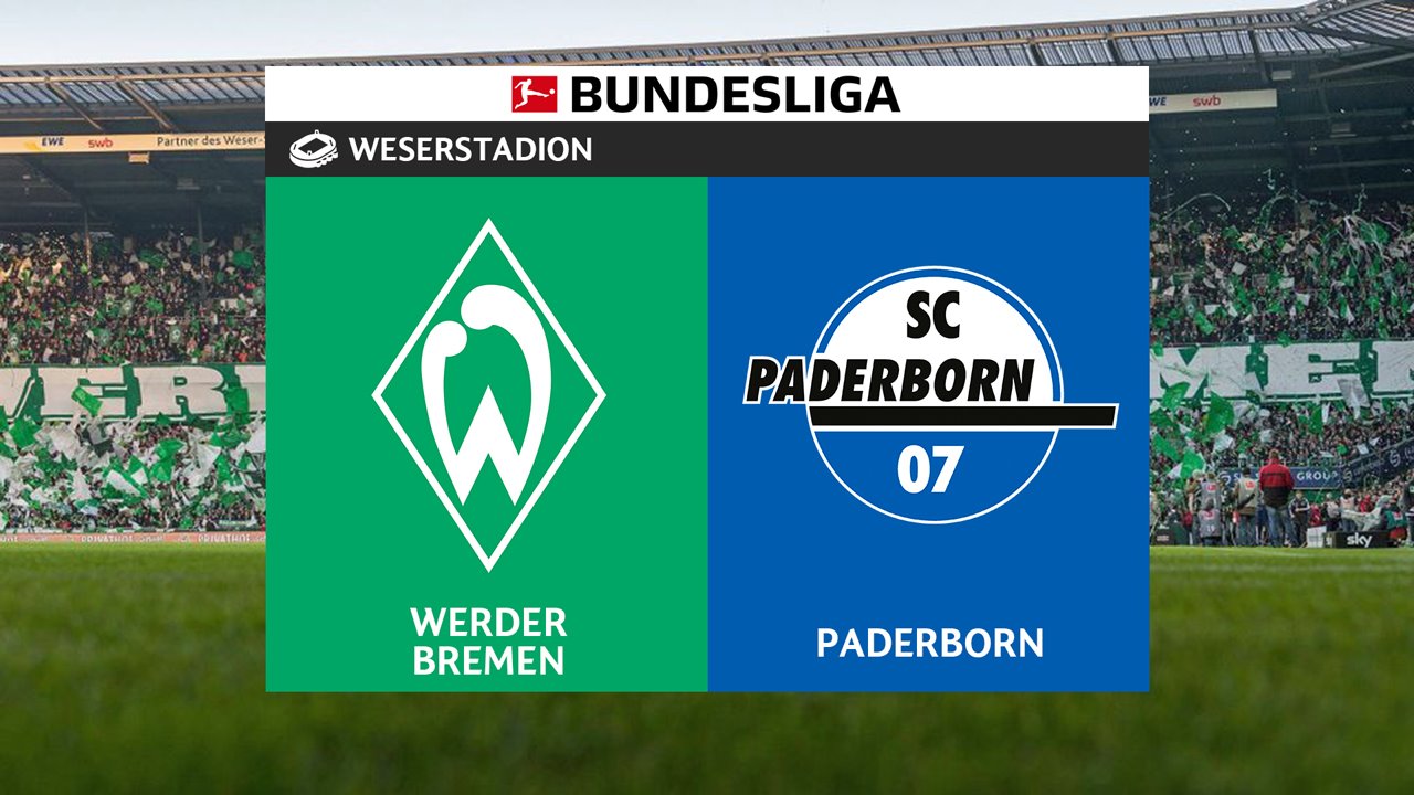 Werder Bremen vs Paderborn poster