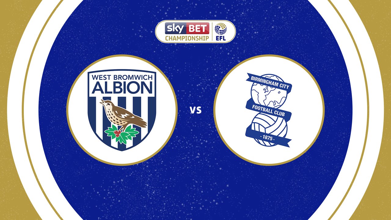 West Bromwich Albion vs Birmingham City poster