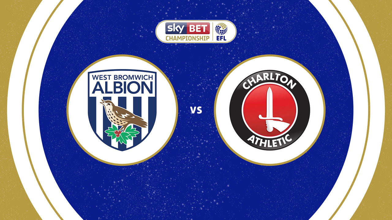 West Bromwich Albion vs Charlton Athletic poster