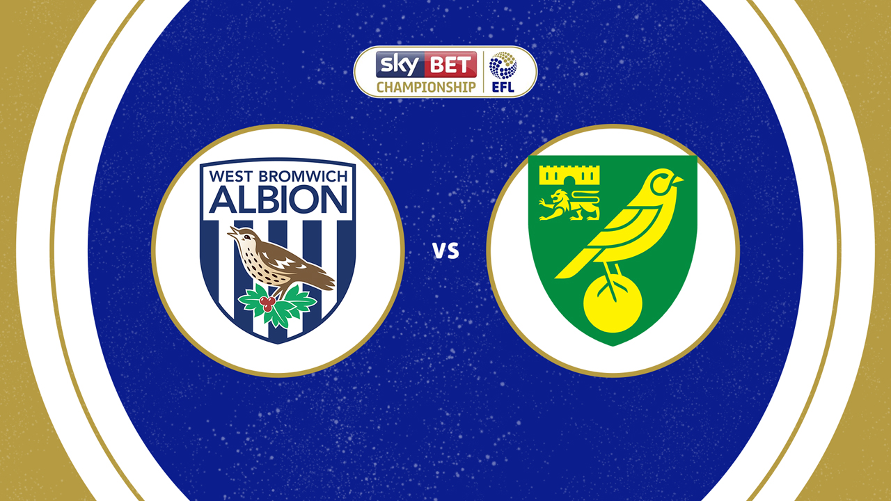 West Bromwich Albion vs Norwich City poster