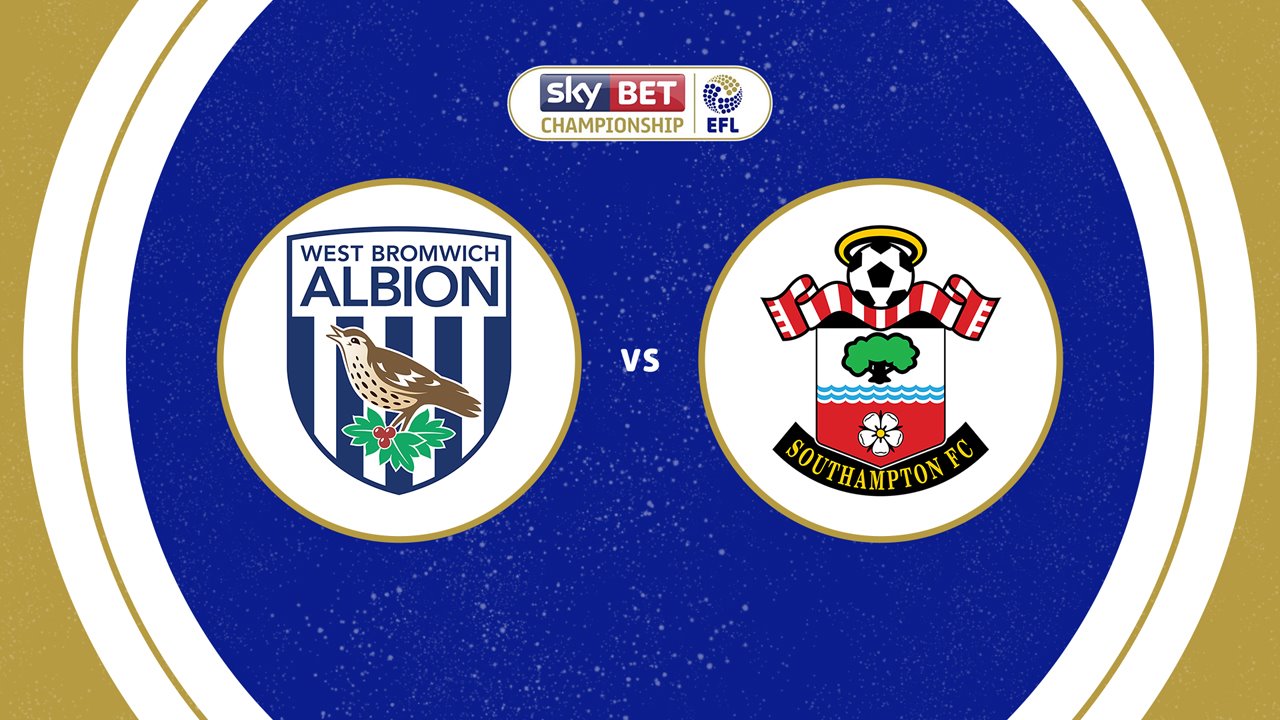 West Bromwich Albion vs Southampton poster