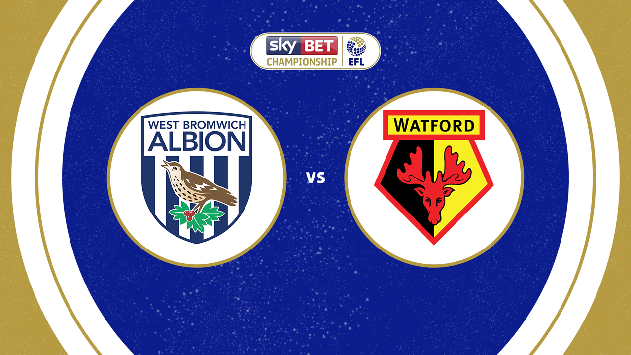 West Bromwich Albion vs Watford poster