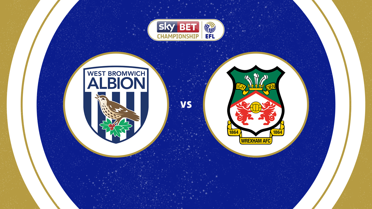 West Bromwich Albion vs Wrexham poster