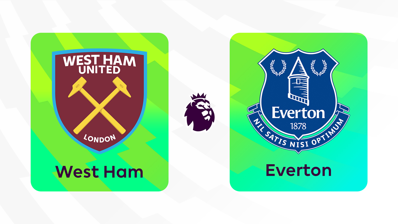 West Ham United vs Everton poster