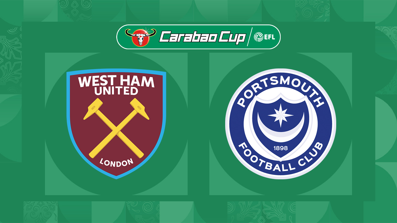 West Ham United vs Portsmouth poster