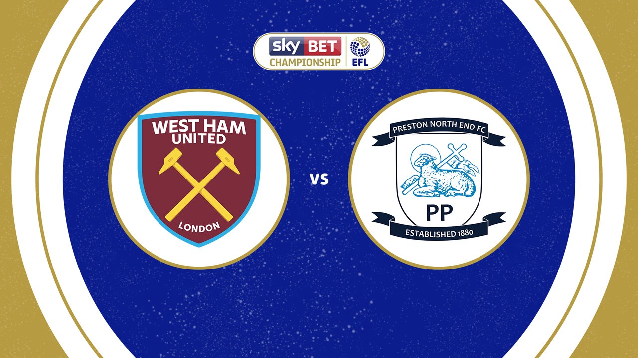 West Ham United vs Preston North End poster