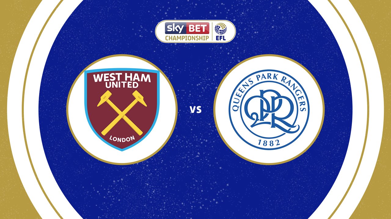 West Ham United vs Queens Park Rangers poster