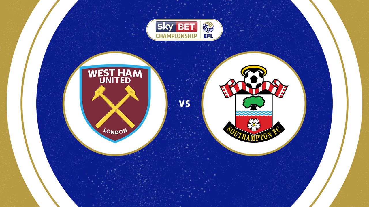 West Ham United vs Southampton poster