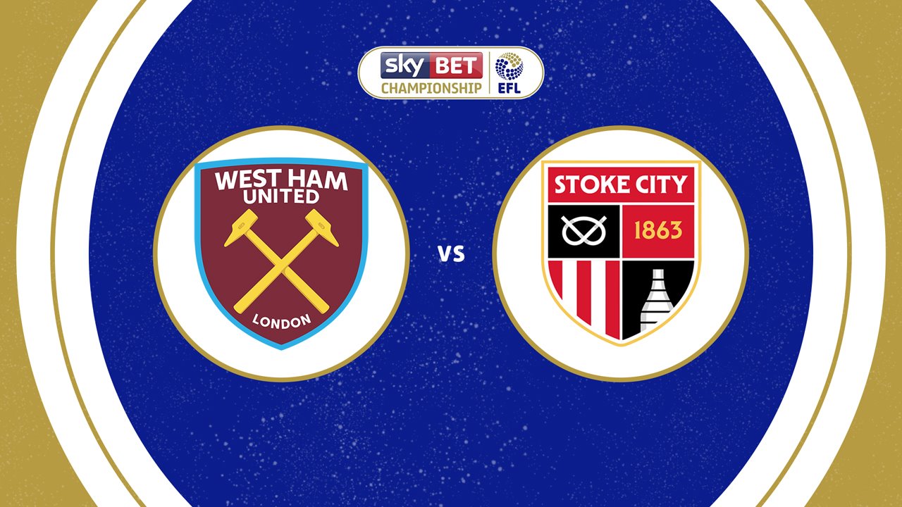 West Ham United vs Stoke City poster