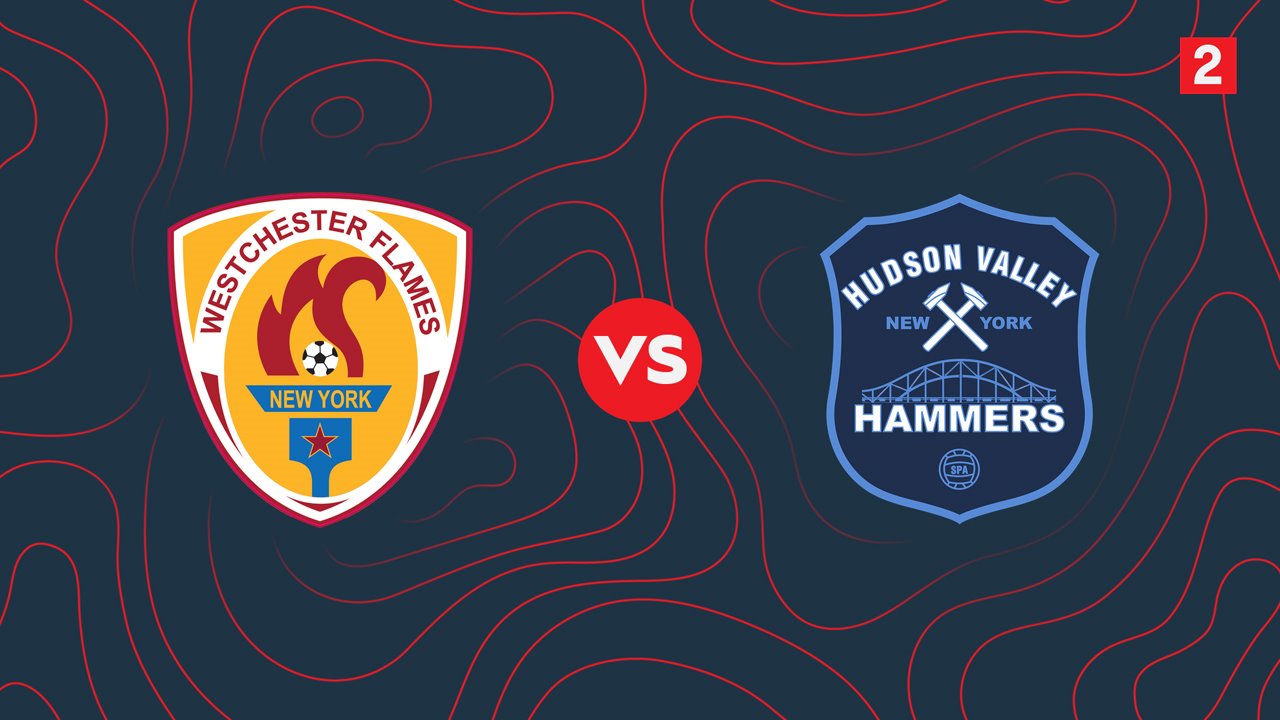 Westchester Flames vs Hudson Valley Hammers poster